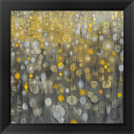 Framed Rain Abstract VI Print