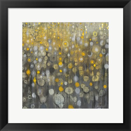 Framed Rain Abstract VI Print