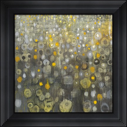Framed Rain Abstract V Print