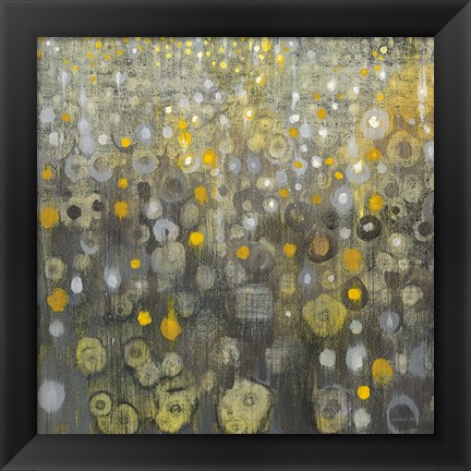 Framed Rain Abstract V Print