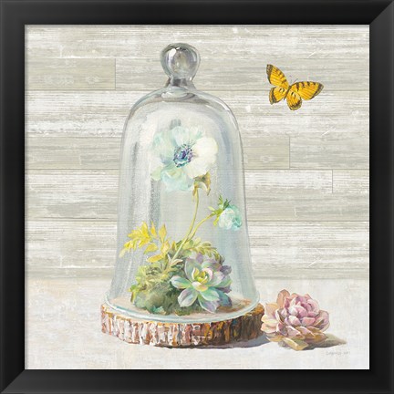 Framed Succulent Garden II Print