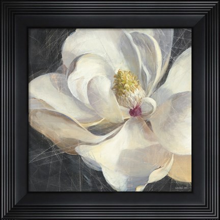 Framed Vivid Floral IV Crop Print