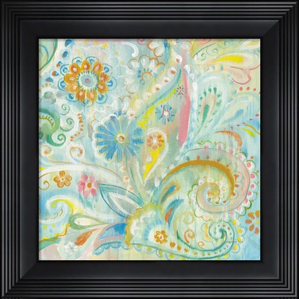 Framed Spring Dream Paisley XIII Print