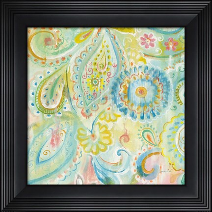 Framed Spring Dream Paisley XII Print