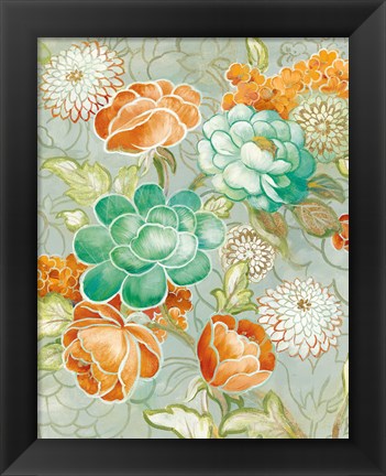 Framed Garden of Delights Spice Print