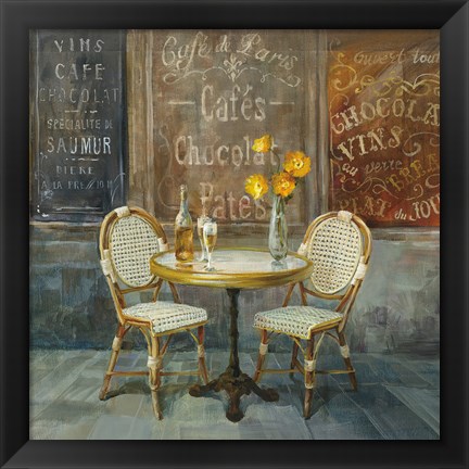 Framed French Cafe Print