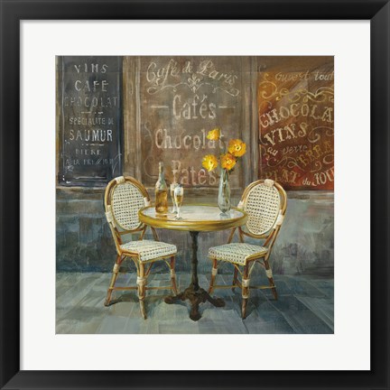 Framed French Cafe Print