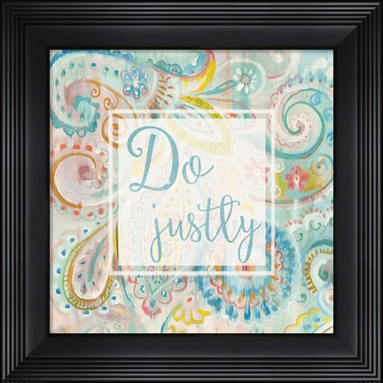 Framed Spring Dream Paisley II Pink Sentiment Print