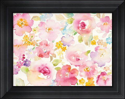 Framed Watercolor Element V Print