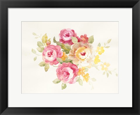 Framed Watercolor Element IV Print