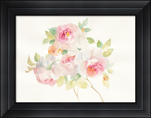 Framed Watercolor Element III Print