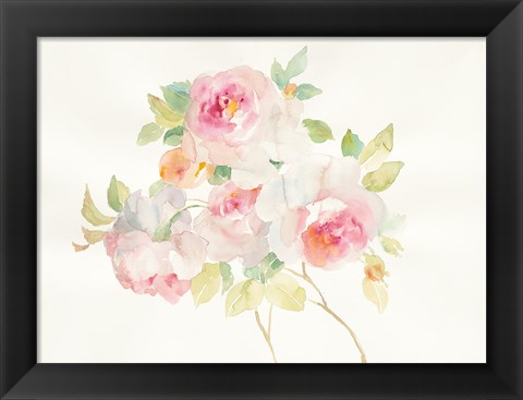 Framed Watercolor Element III Print