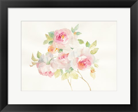 Framed Watercolor Element III Print