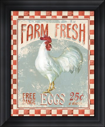 Framed Farm Nostalgia VII Print