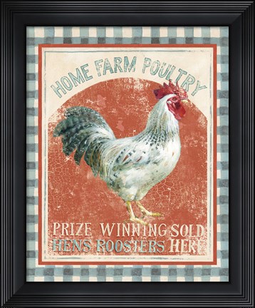 Framed Farm Nostalgia VIII Print