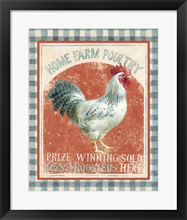 Framed Farm Nostalgia VIII Print
