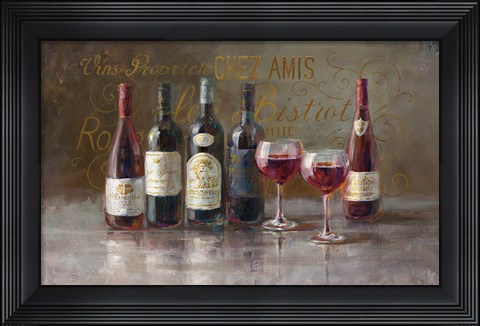 Framed Bistro Reds Print