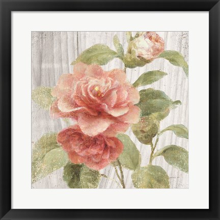 Framed Scented Cottage Florals III Crop Print