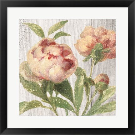 Framed Scented Cottage Florals I Crop Print