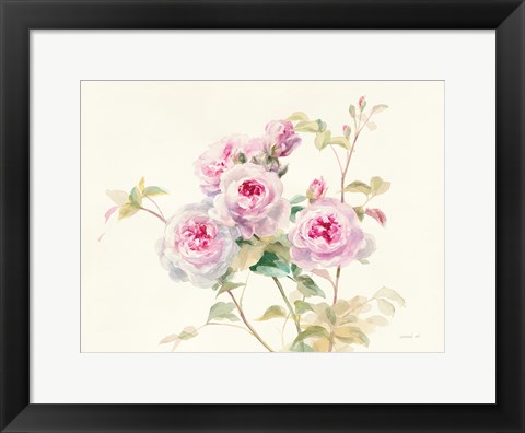 Framed Sweet Roses Print