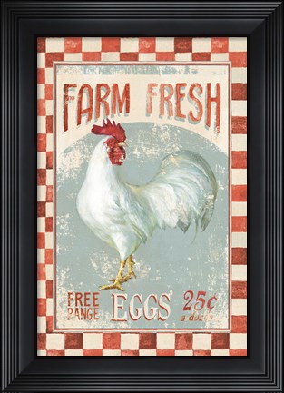 Framed Farm Nostalgia VII v2 Print