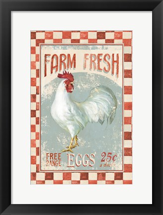 Framed Farm Nostalgia VII v2 Print
