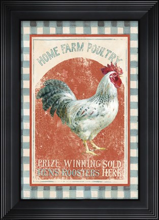 Framed Farm Nostalgia VIII v2 Print