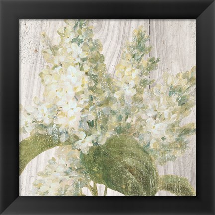 Framed Scented Cottage Florals II Crop Print