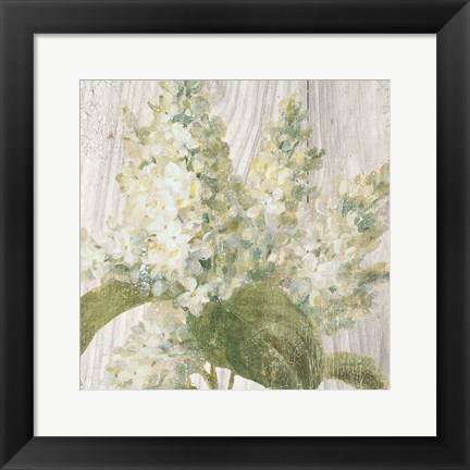 Framed Scented Cottage Florals II Crop Print