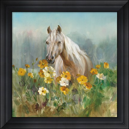 Framed Farm and Field II Print