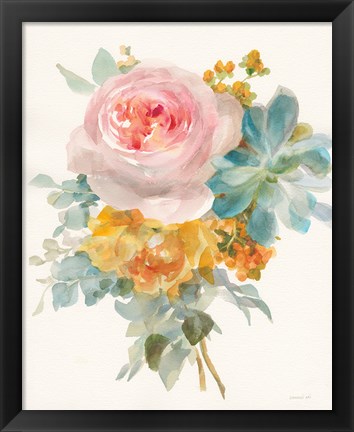 Framed Garden Bouquet II Print