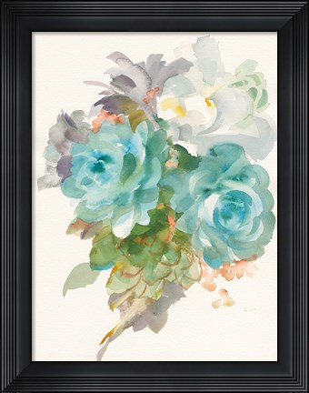 Framed Garden Bouquet III Print