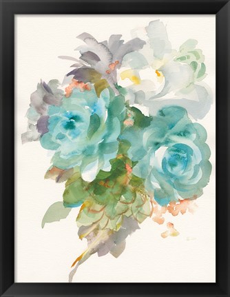 Framed Garden Bouquet III Print