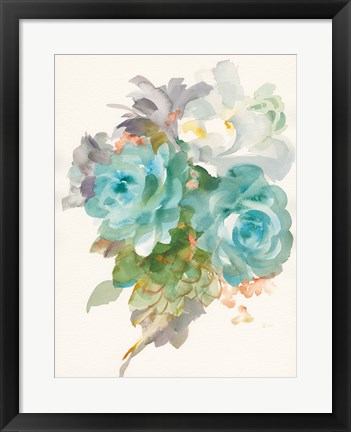 Framed Garden Bouquet III Print