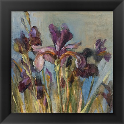 Framed Spring Iris I Print