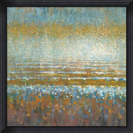 Framed Rains Over the Lake Light Print