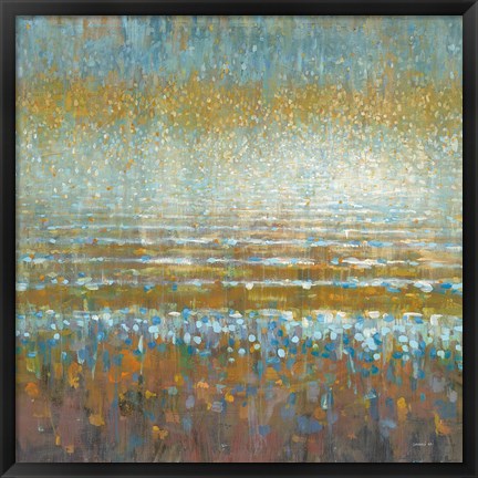 Framed Rains Over the Lake Light Print