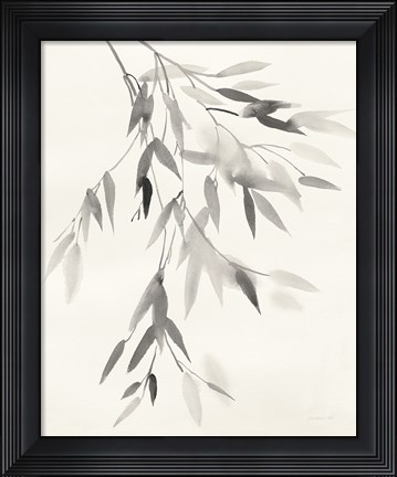 Framed Bamboo Leaves IV Print