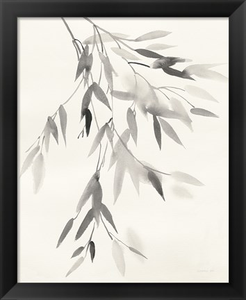 Framed Bamboo Leaves IV Print