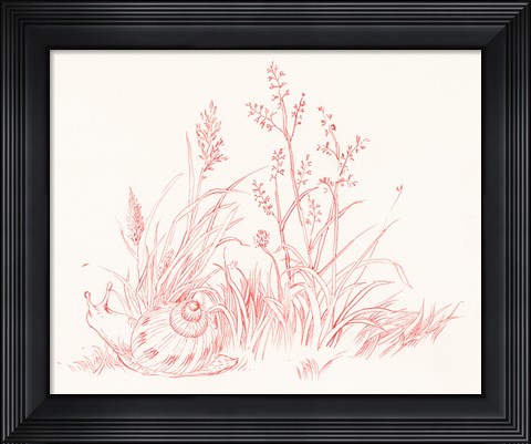 Framed Farm Nostalgia Flowers VII Print
