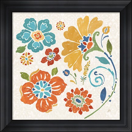 Framed Spanish Impressions IV Print