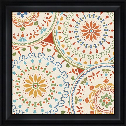 Framed Spanish Impressions V Print
