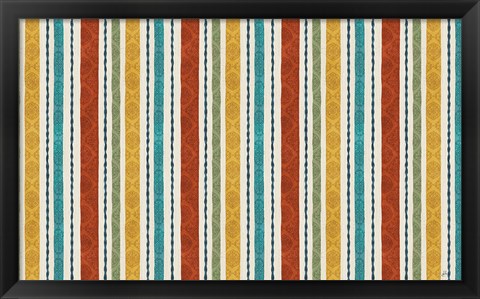 Framed Mediterranean Flair XXII Print