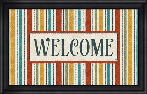 Framed Mediterranean Flair XXI Print