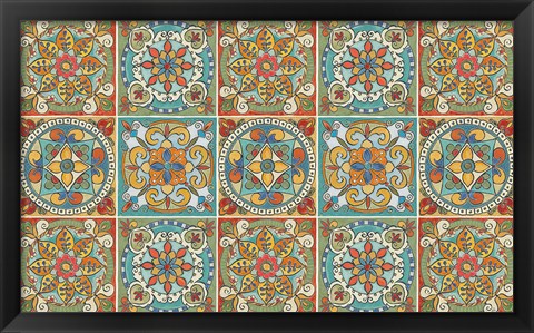 Framed Mediterranean Flair XX Print