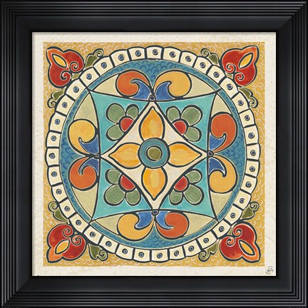 Framed Mediterranean Flair X Print