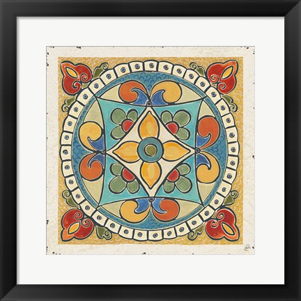 Framed Mediterranean Flair X Print