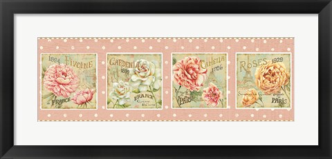 Framed Concours Floral V Print