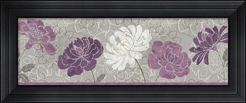 Framed Morning Tones Purple III Print