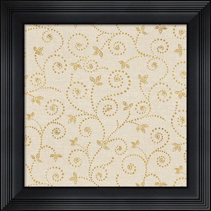 Framed Batik Patterns V Print